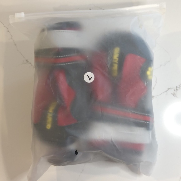 🎄QUMY dog boots waterproof  dog boots reflective strips red anti-slip SZ 7 (4) - Picture 5 of 5